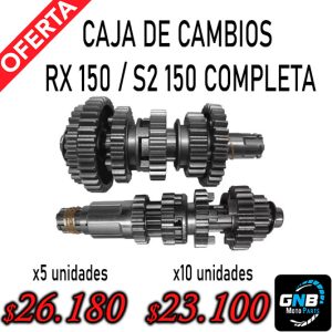 CAJA DE CAMBIOS RX 150 / S2 150 COMPLETA