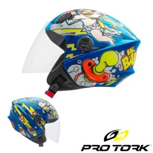CASCO NEW LIBERTY 3 BAD BABY AZUL- TALLE 56