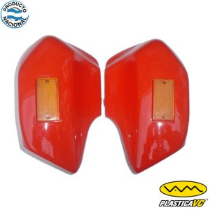 CUBRE HORQUILLA SMASH  110CC ROJO (JGO)
