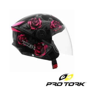 CASCO NEW LIBERTY 3 FLOWERS ROSA BRILL - TALLE 60