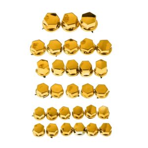 SET TAPITAS CUBRE TORNILLOS ANONIZADAS - DORADA