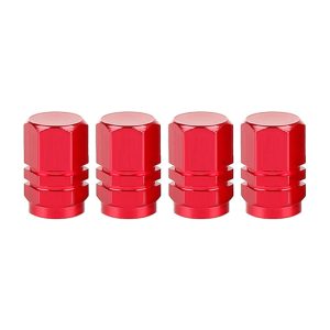 JUEGO DE TAPON DE VALVULAS (X4) - ROJO
