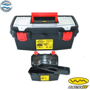 CAJA HERRAMIENTA  16" C/BANDEJA (40,5X20,5X18)