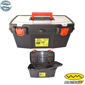 CAJA HERRAMIENTA  19" C/BANDEJA (48X23X24)