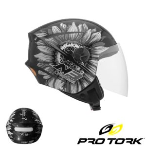 CASCO NEW LIBERTY 3 SUNFLOWER NEGRO - TALLE 56