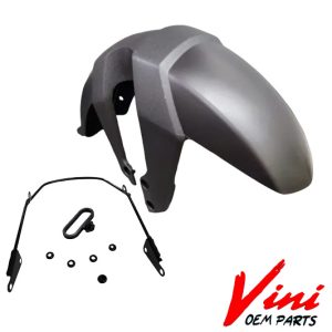 GUARDABARRO DELANTERO NEGRO MATE HONDA NAVI 110 C/SOPORTE - VINI