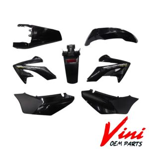 KIT DE PLASTICOS HONDA TORNADO 250 NEGRO 7P - VINI