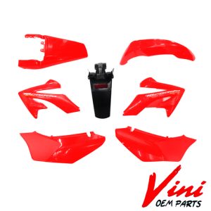 KIT DE PLASTICOS HONDA TORNADO 250 ROJO 7P - VINI