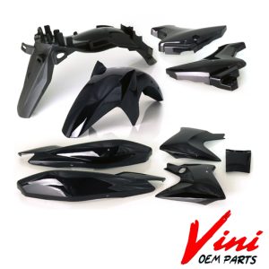 KIT DE PLASTICOS YAMAHA YBR 125 COMPL NEGRO- VINI
