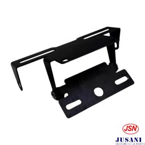 SOPORTE PORTA PATENTE REBATIBLE ACERO