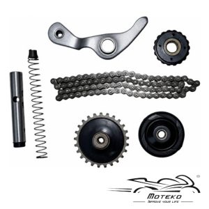** SET KIT DISTRIBUCION CARRERA CORTA SMASH 110CC C/BRAZO (4 PIEZAS)