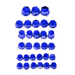 SET TAPITAS CUBRE TORNILLOS ANONIZADAS - AZUL